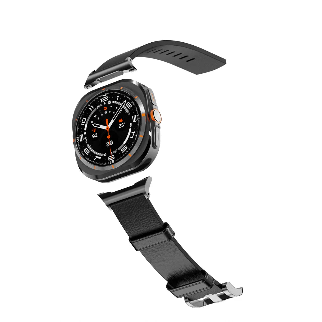 Pulseira de Couro Horween para Samsung Galaxy Watch Ultra