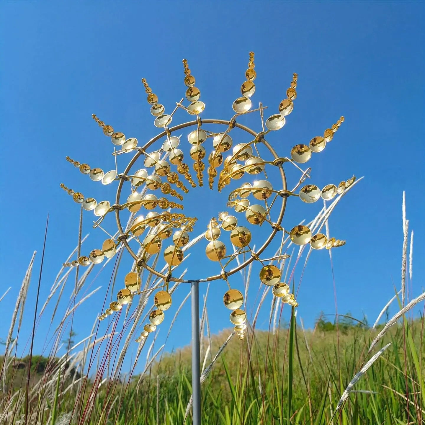 WindDance - Kinetic windmill made of metal