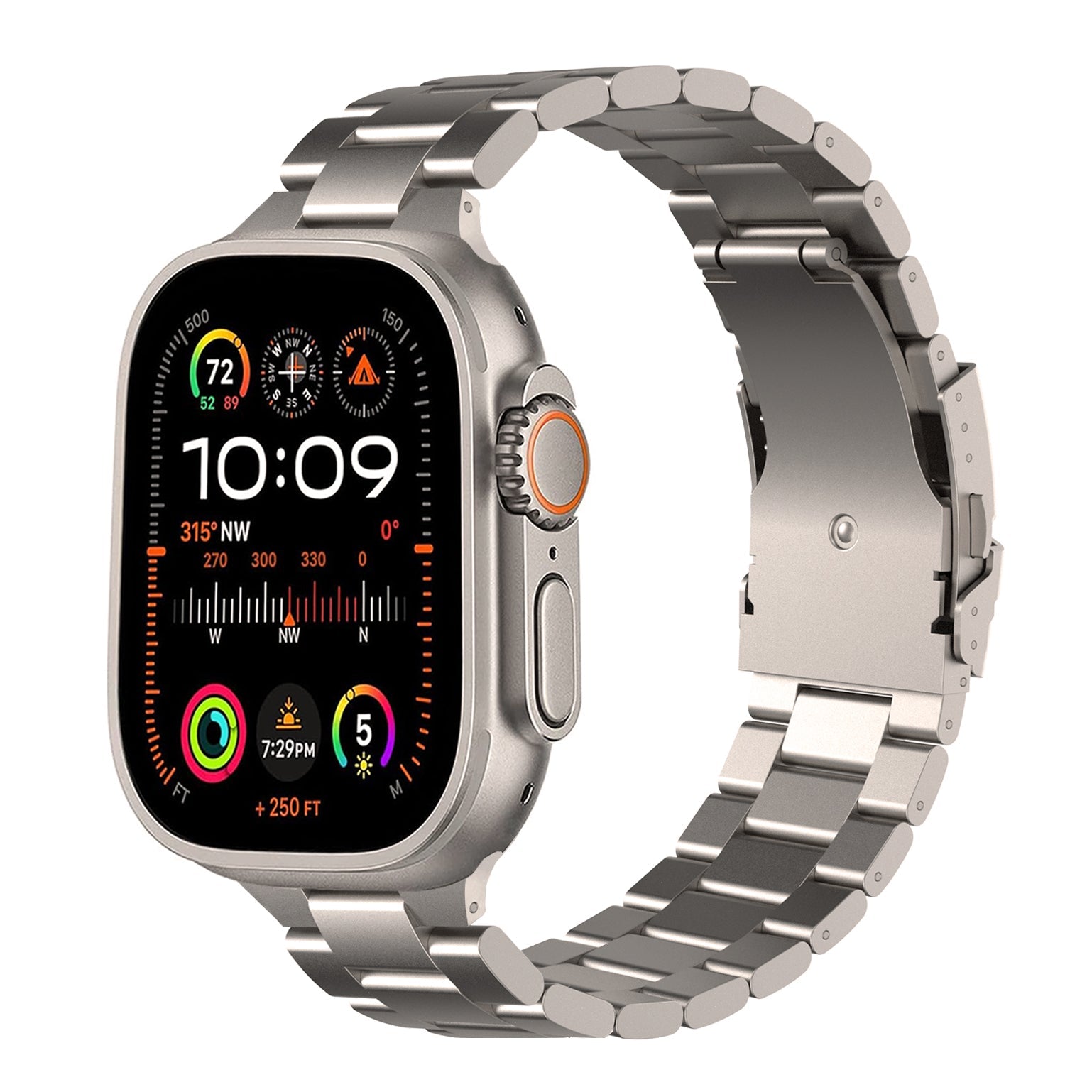 Üzleti Stílusú Titán Gyűrű Az Apple Watch-hoz