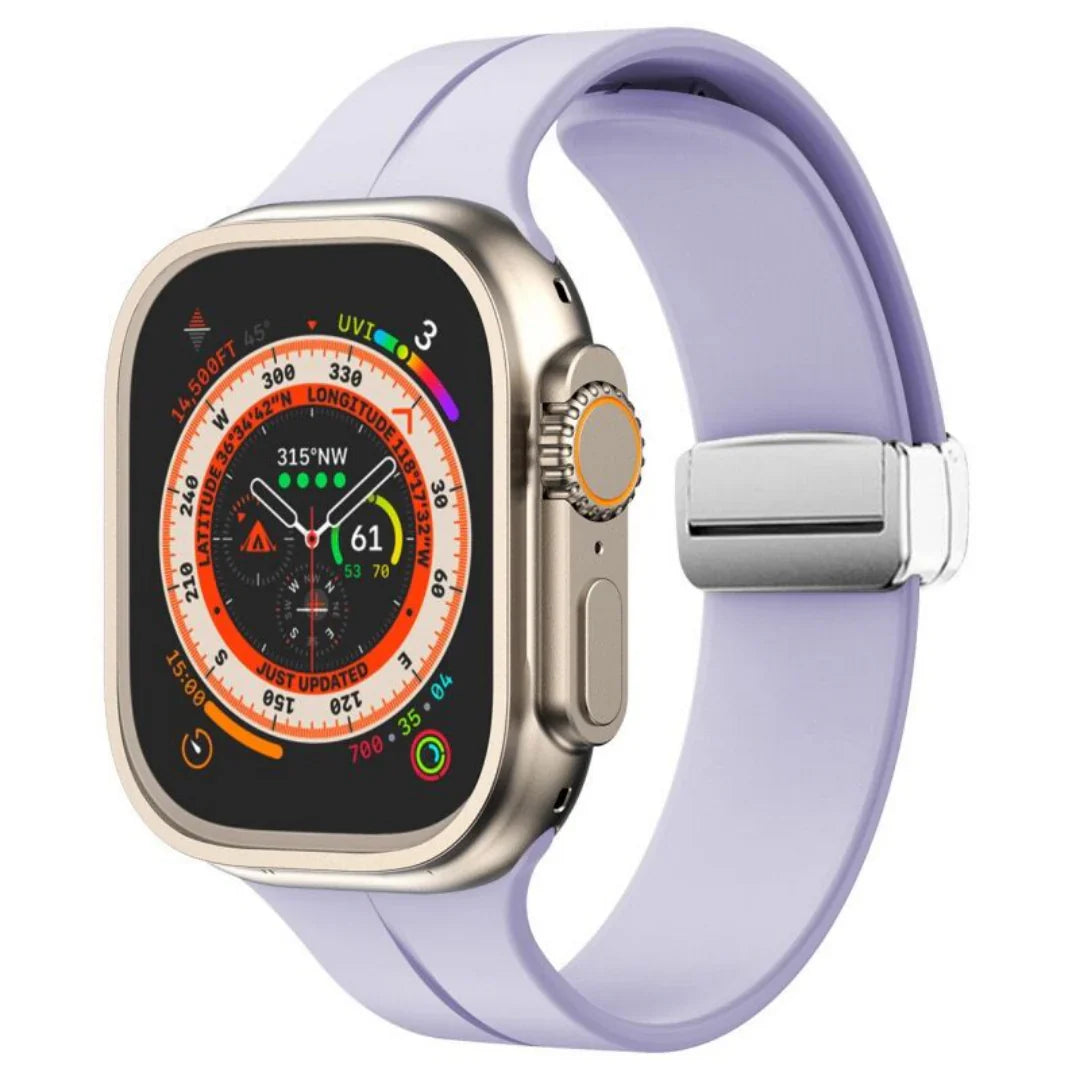 Magnetisk silikonrem för Apple Watch