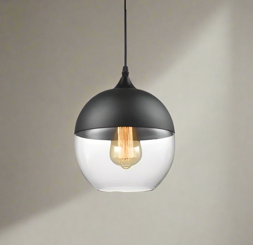 Jevaglo™ | Luxe hanglamp van glas en hout