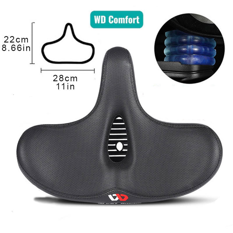 RIDEASE | Comfortable bicycle seat | Ergonomic design | Extra wide and breathable