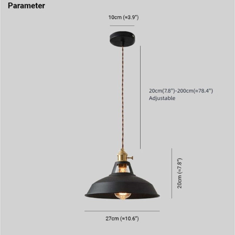 Spectrum - Metall-pendellampe med levende design