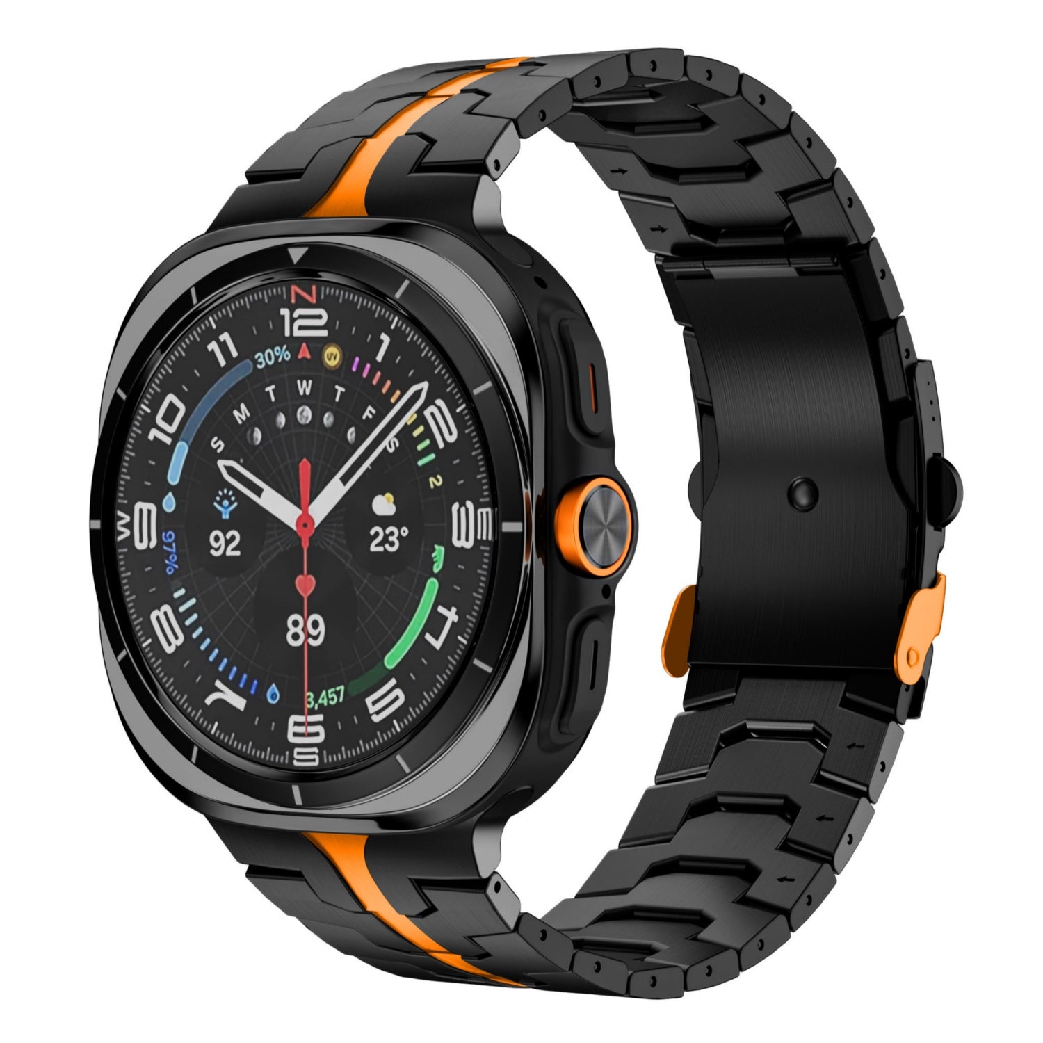 Titanium-ranneke Samsung Watch Ultra -kellolle