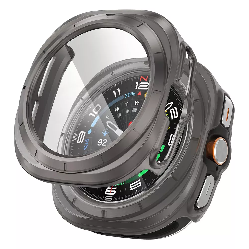 Pełna osłona ultra twarda etui z hartowanym szkłem do Samsung Galaxy Watch 47mm