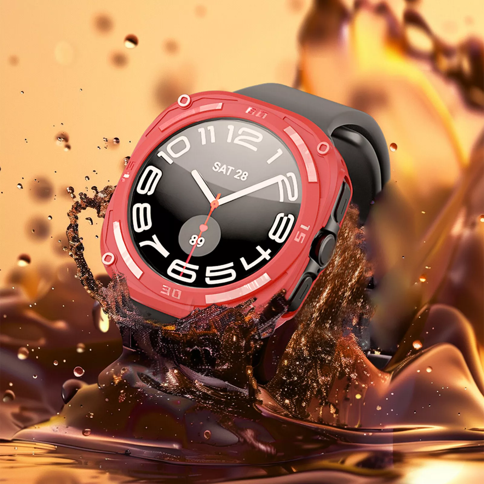 TPU ütésálló védő üreges tok Samsung Watch Ultra 47mm-hez