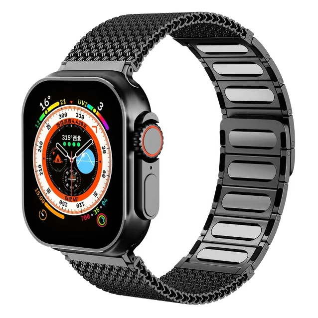 Flettet magnetbånd for Apple Watch