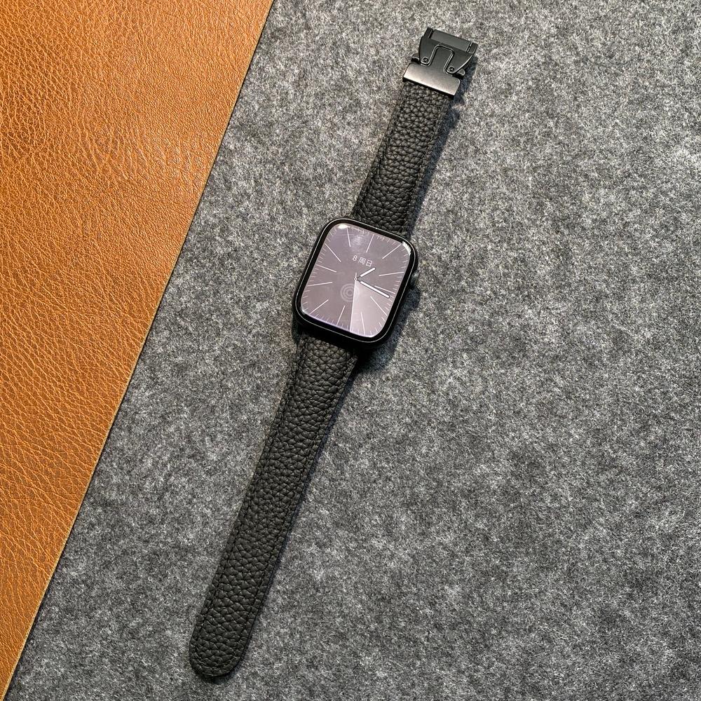 Magnetische Schnalle Lederarmband für Apple Watch