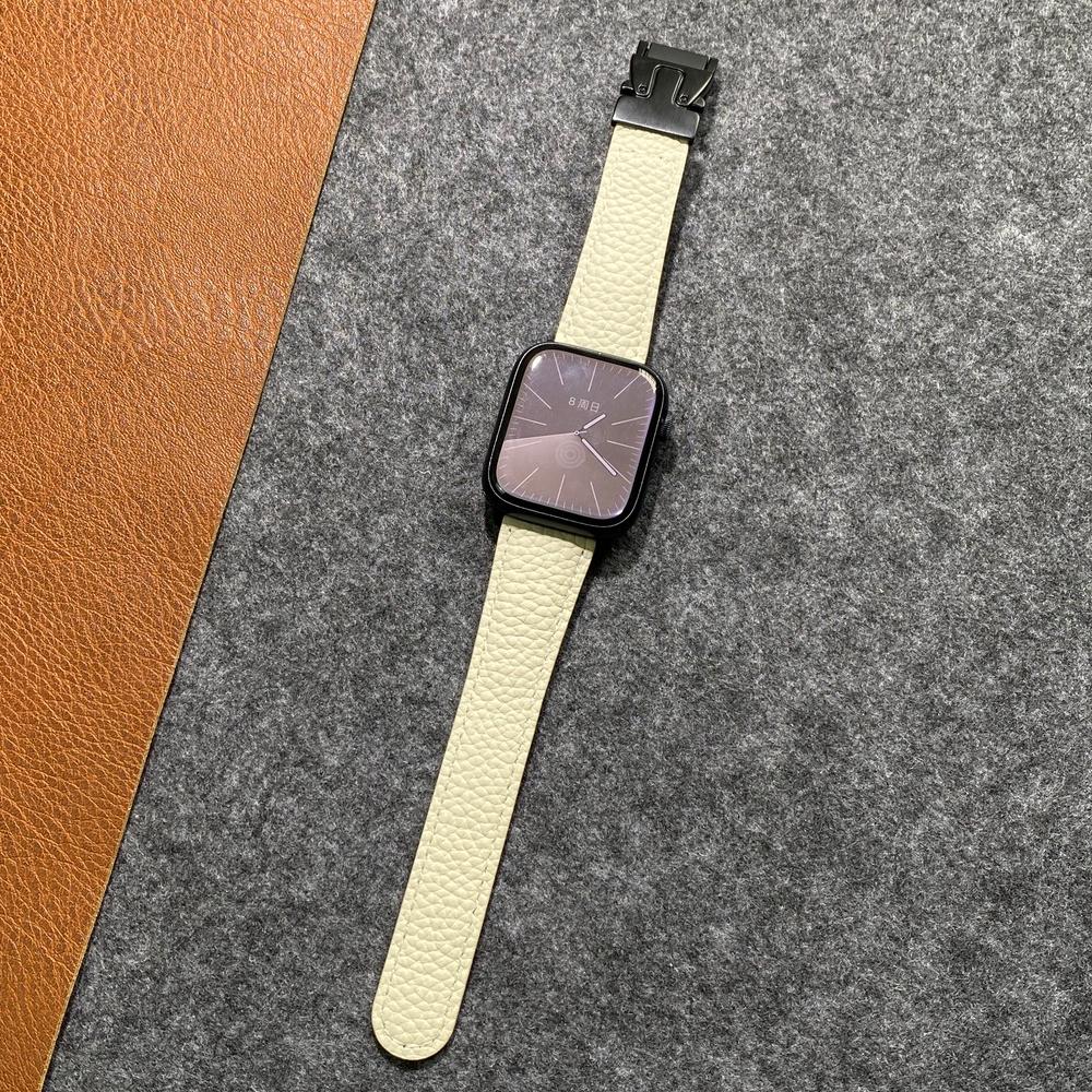 Magnetisk spenne lærrem for Apple Watch