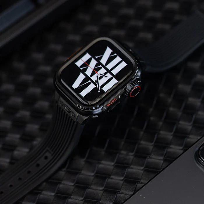 ULTRA LOOK - Odolný titanový slitinový kryt pro Apple Watch