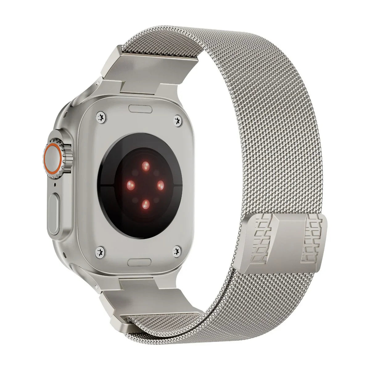 Luxury Mecha Milan Magnetic Metal Band For Apple Watch