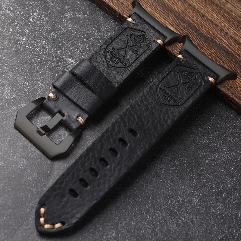 Vintage Leather Band For Samsung Watch Ultra