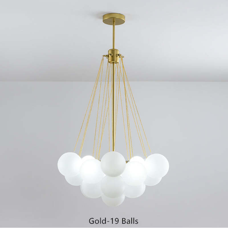 Glamora - Design Pendant Lamp in Metal and Glass