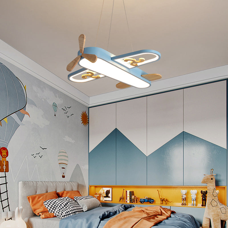 FlyLight – Lâmpada LED Suspensa Aeronave para Quarto de Crianças