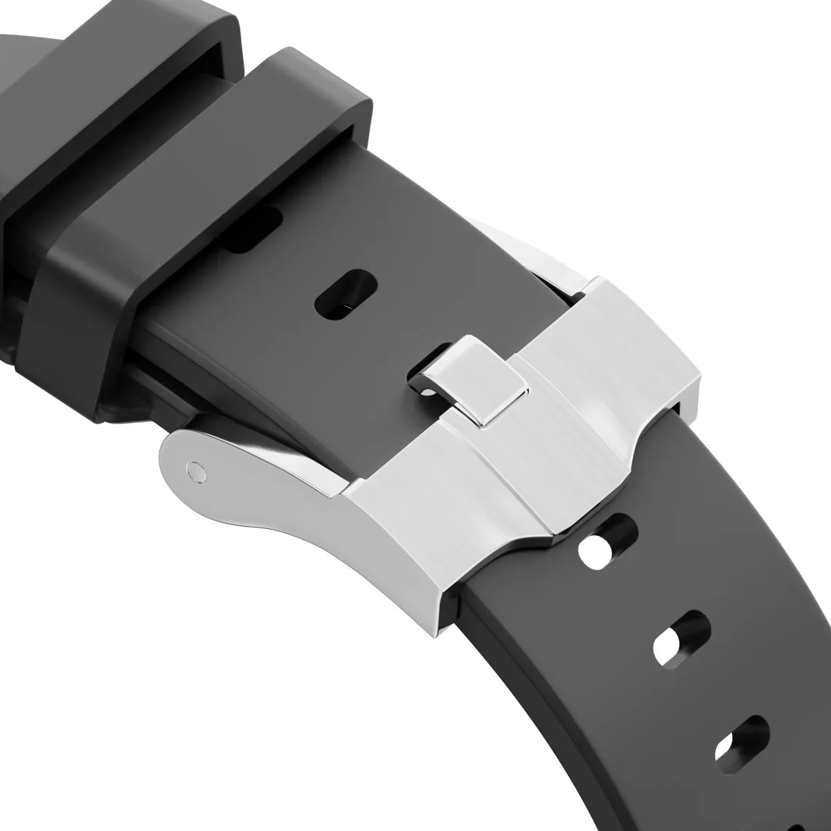 Luksus AP metallhode silikonbånd for Apple Watch