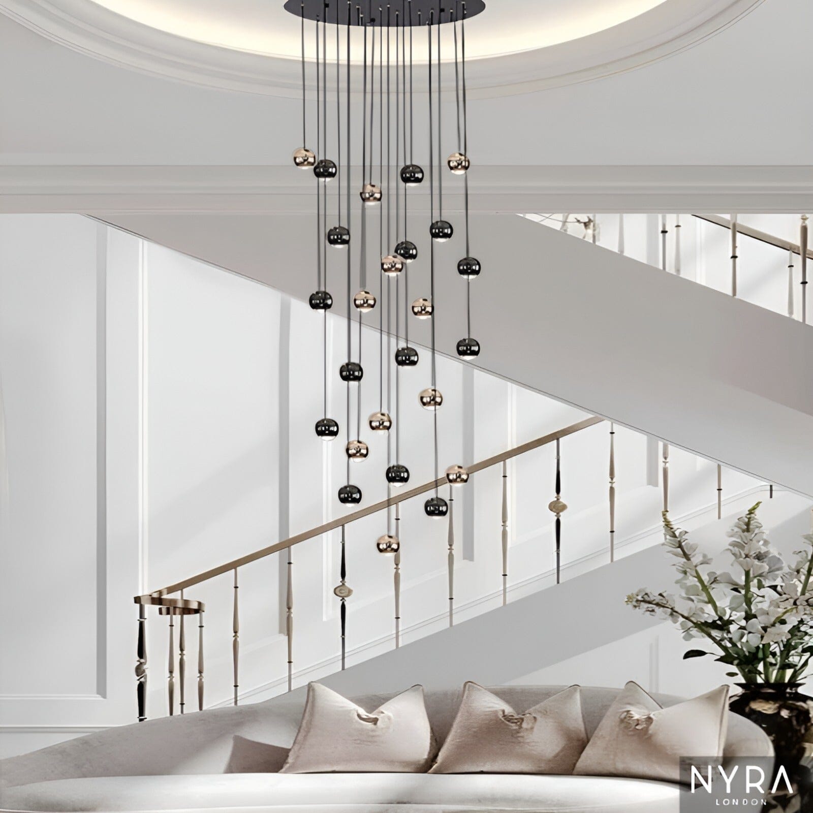 Glass Raindrop Chandelier