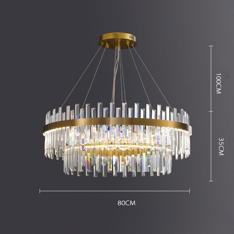 Chandelier en cristal Orion