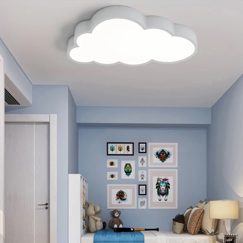 Kinderzimmer Deckenleuchte LED Wolken Design