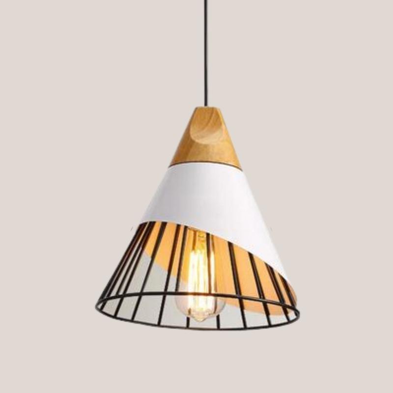 Nordic Industrial Wood Pendant Lights