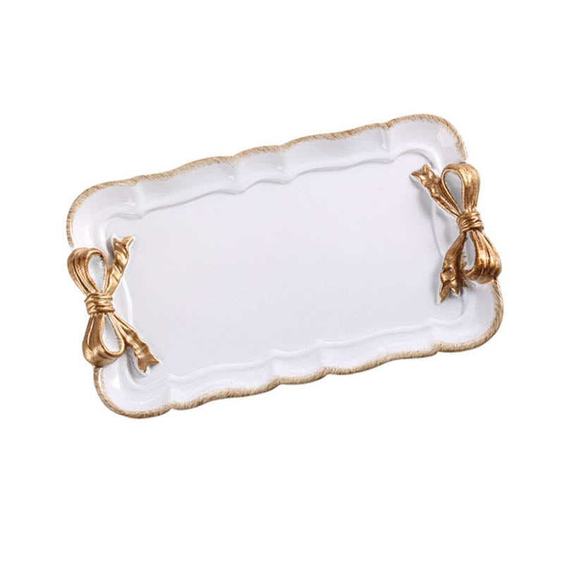 Bowknot Resin Serving Tray