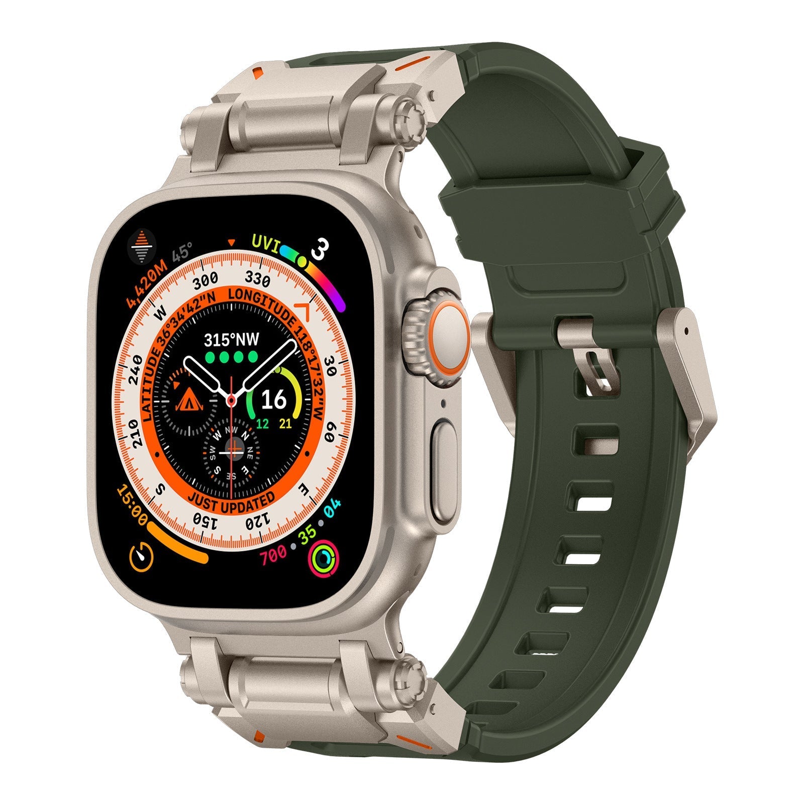 Explorer szilikon szíj Apple Watch-hoz