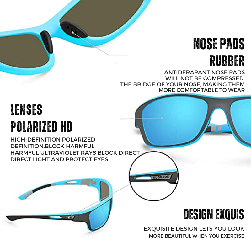 Polarized sports sunglasses: Ultimate anti-glare protection