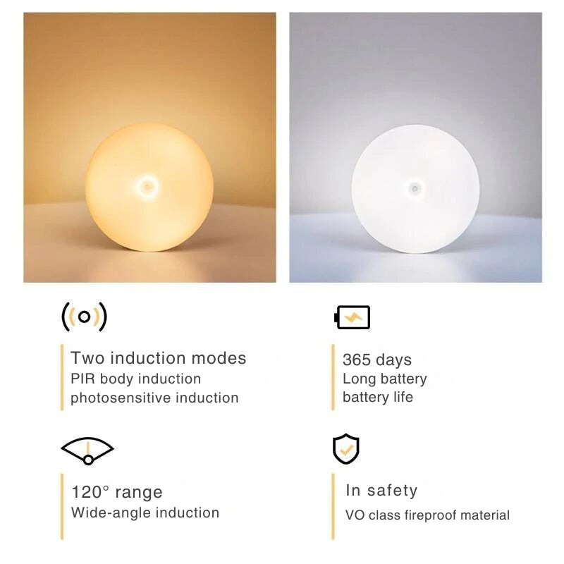 Light your way effortlessly with the smart night light