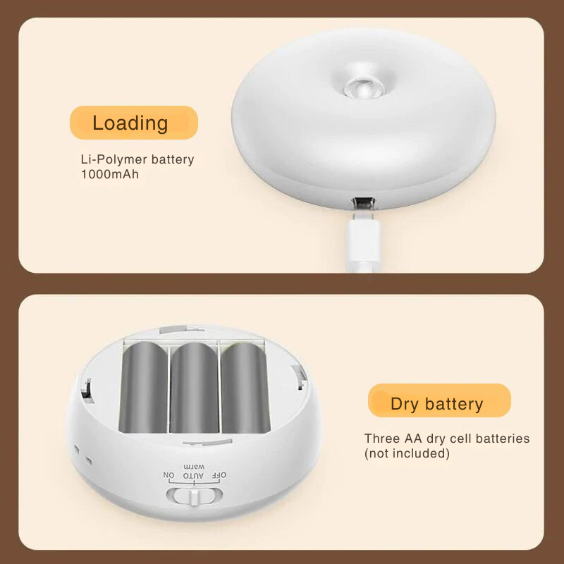 Light your way effortlessly with the smart night light