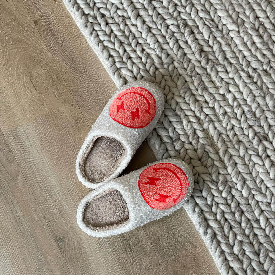 Flash Happy Face Slippers