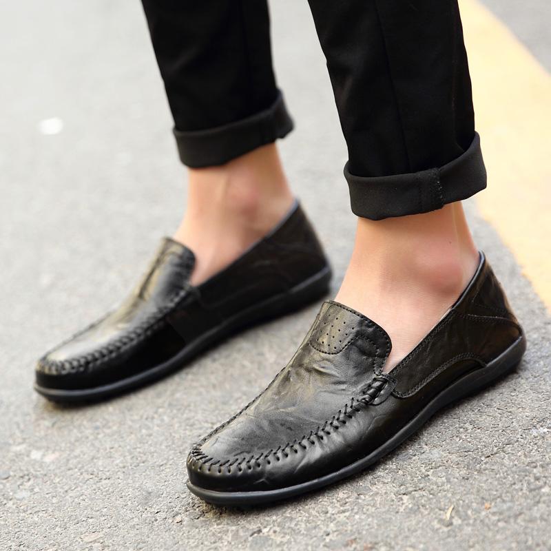 Francesco Tacconi slippers. 100% genuine leather summer loafers/shoes