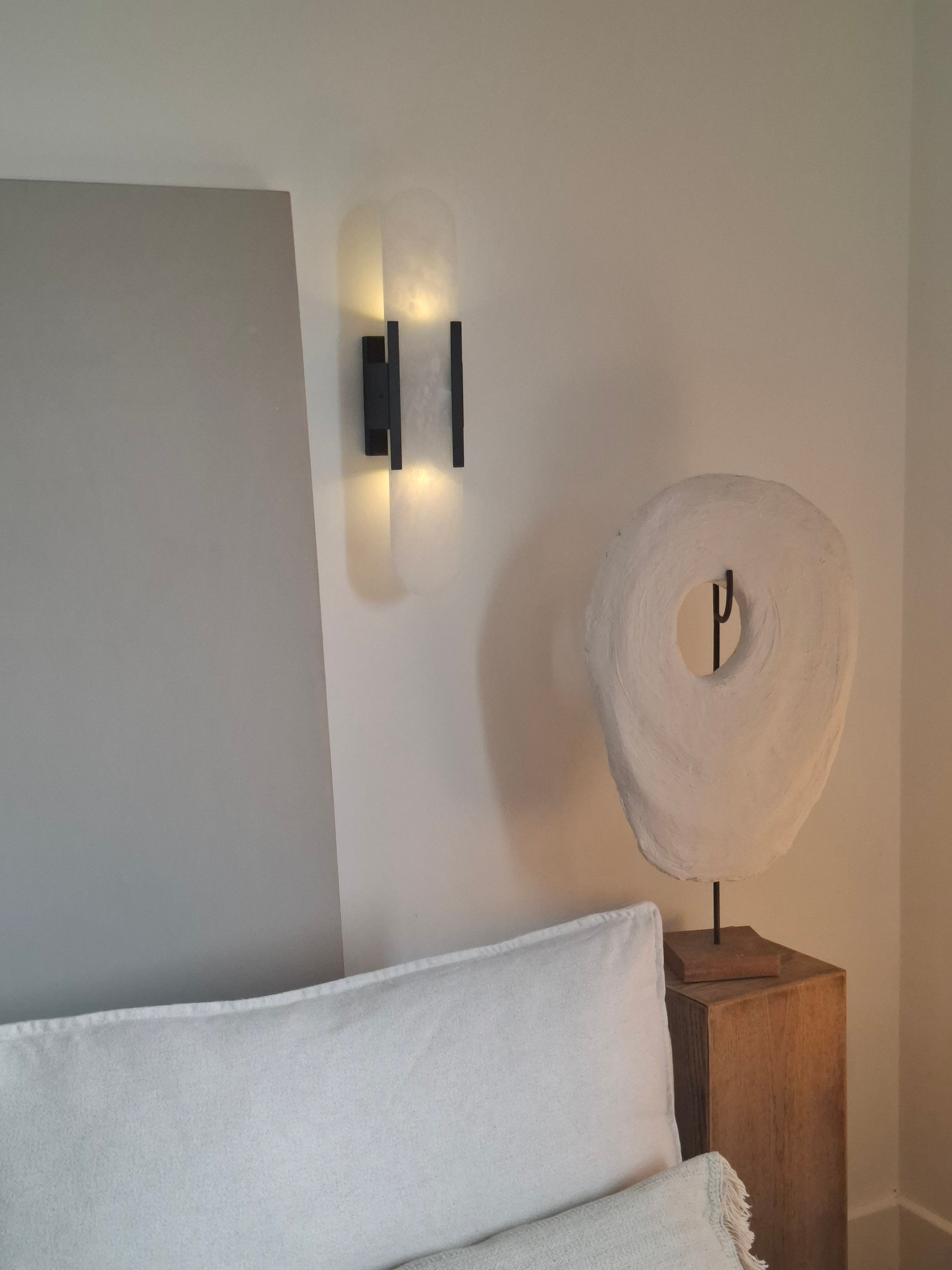 Koninklijke marmeren wandlamp