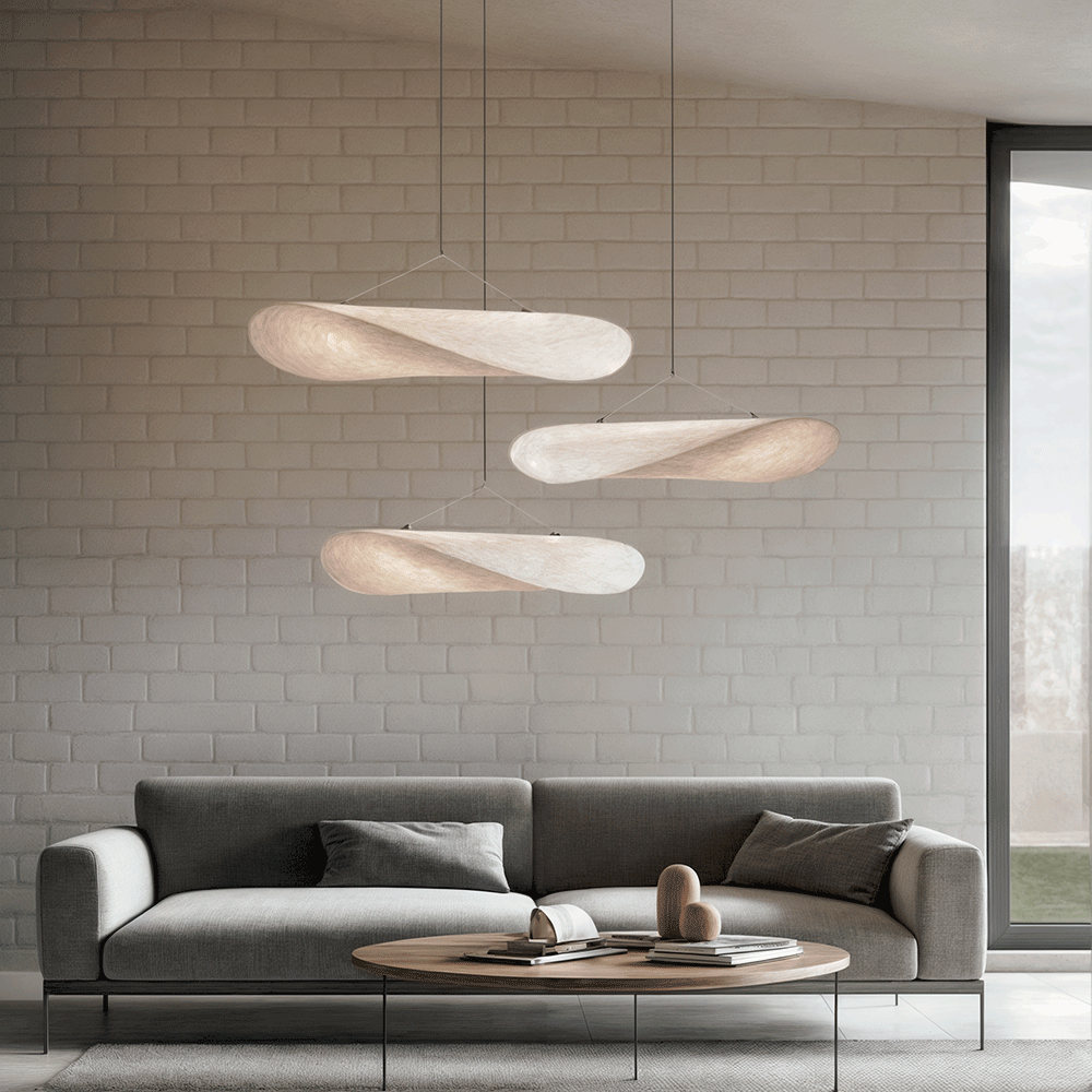 Vertigo Leaf Chandelier | Potato Chip Lamp