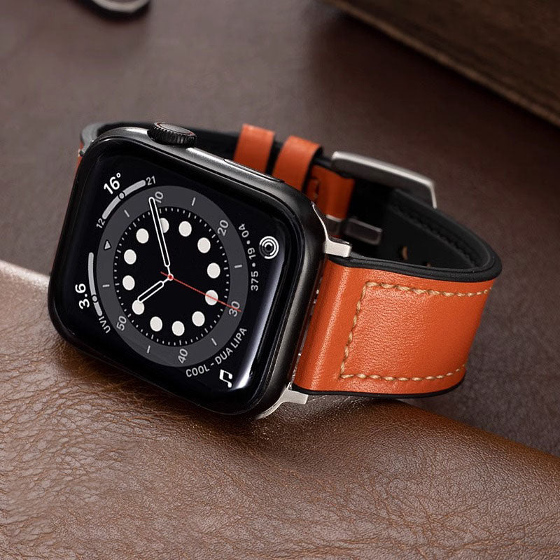 Bőr Szilikon Apple Watch Szíj