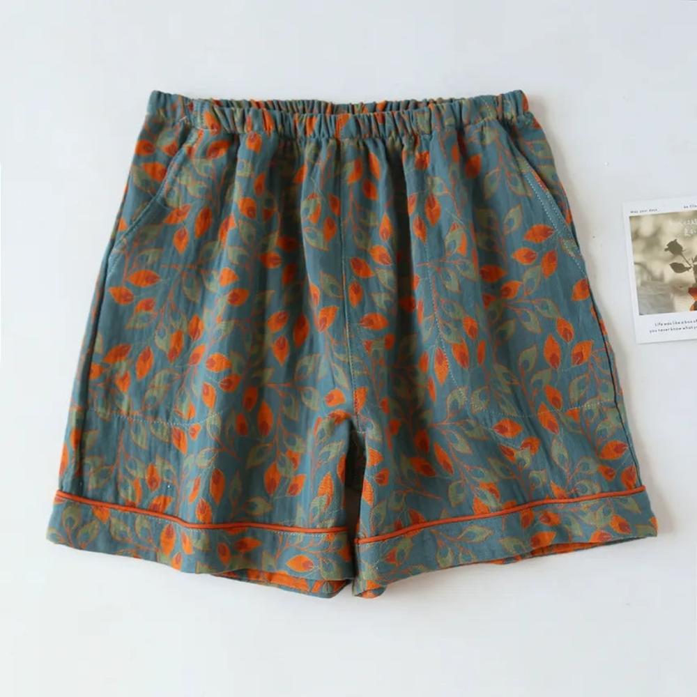 Shorts da lounge con stampa floreale