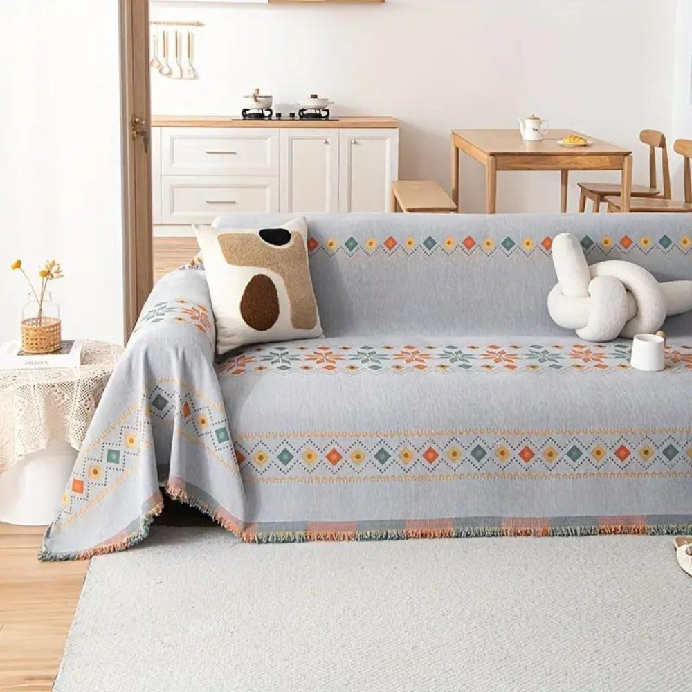 Copertura per Divano Boho Elegante