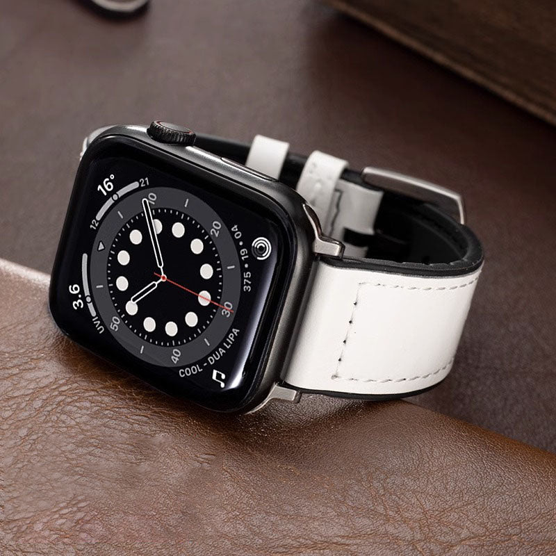 Bőr Szilikon Apple Watch Szíj