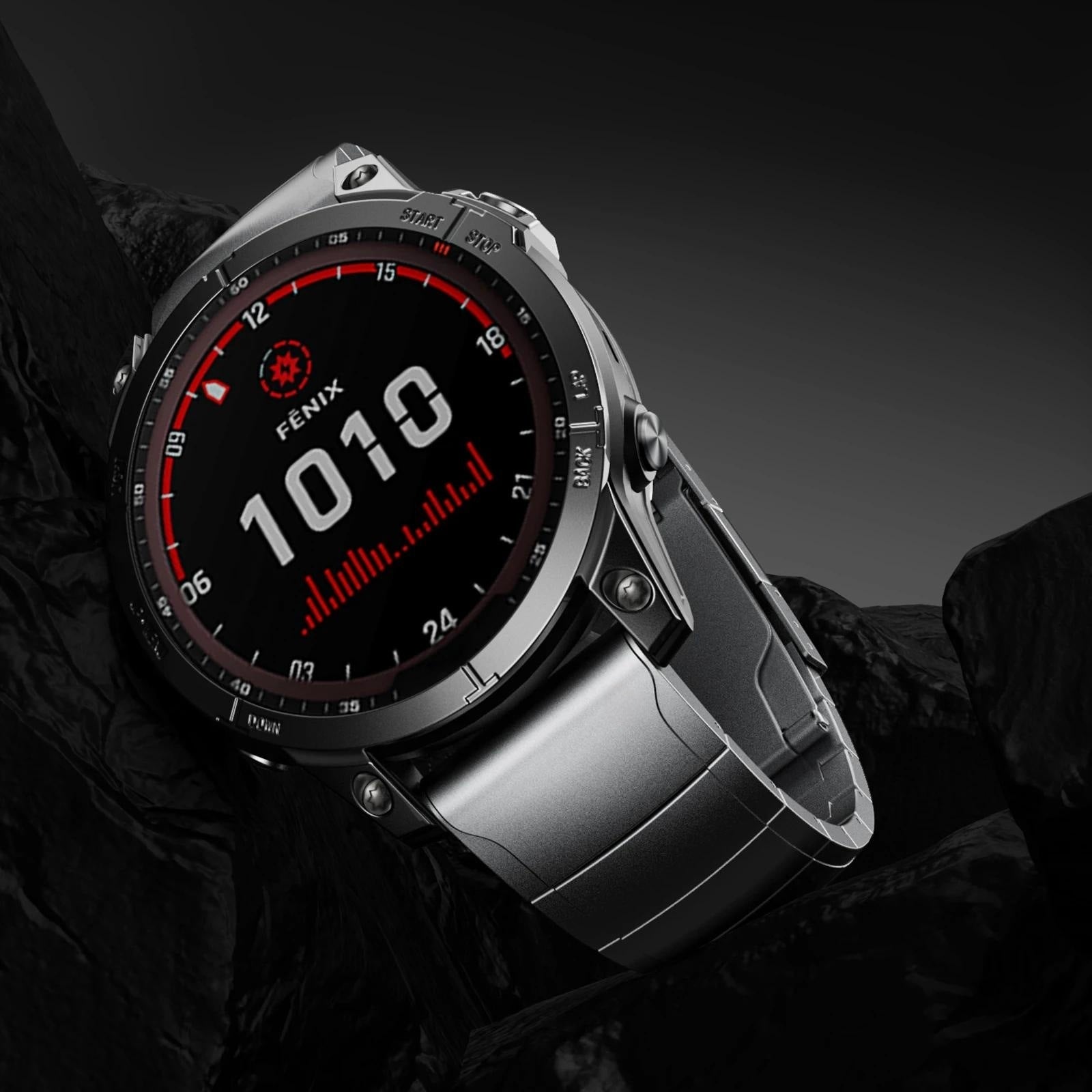 Titanium Band Pro Garmin Fenix 8 7X 6XP:lle