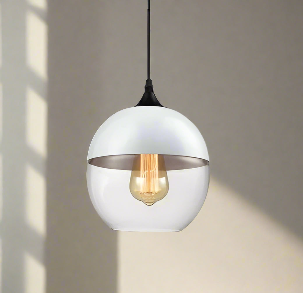 Jevaglo™ | Luxe hanglamp van glas en hout