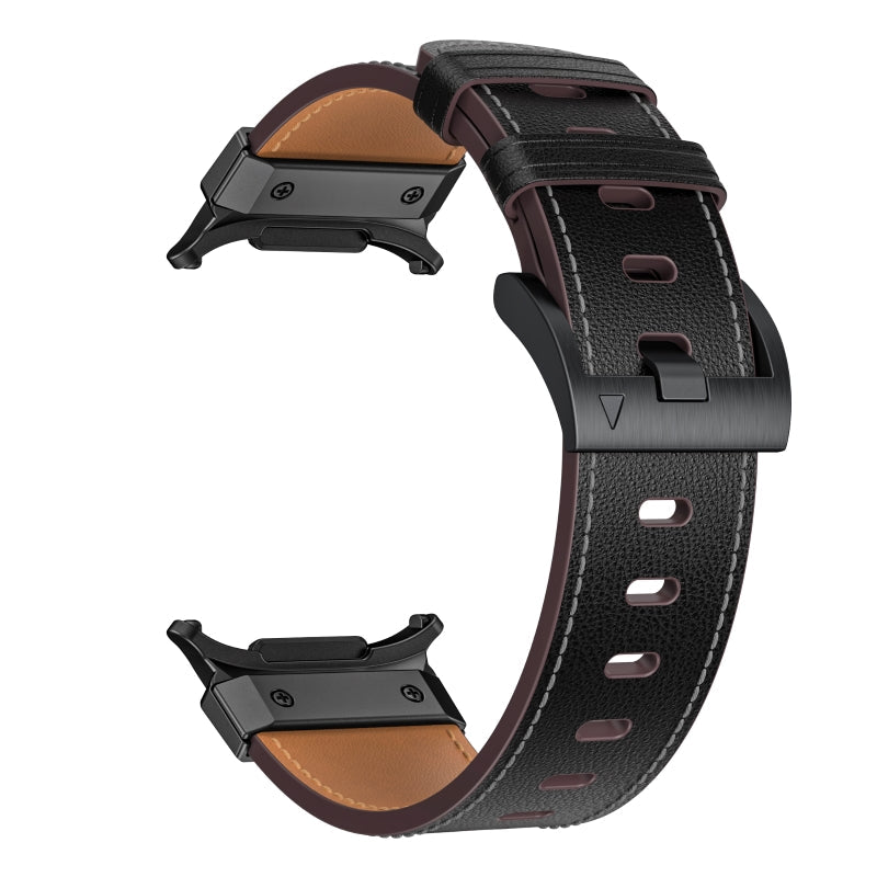 Tactical Leather Band For Samsung Watch 7 Ultra