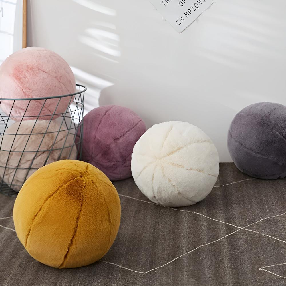 Soft Velvet Spherical Plush Cushions