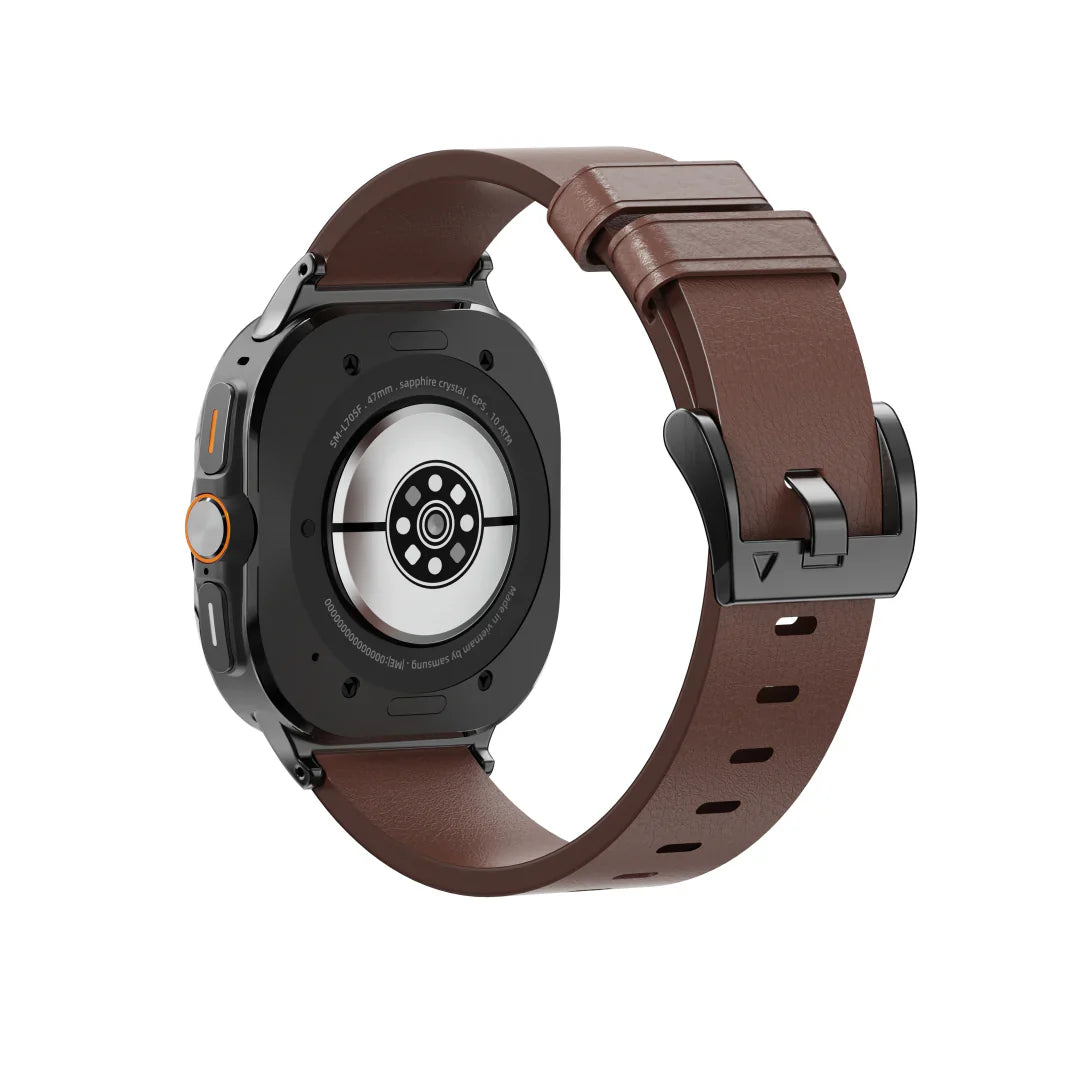 Pulseira de Couro Horween para Samsung Galaxy Watch Ultra