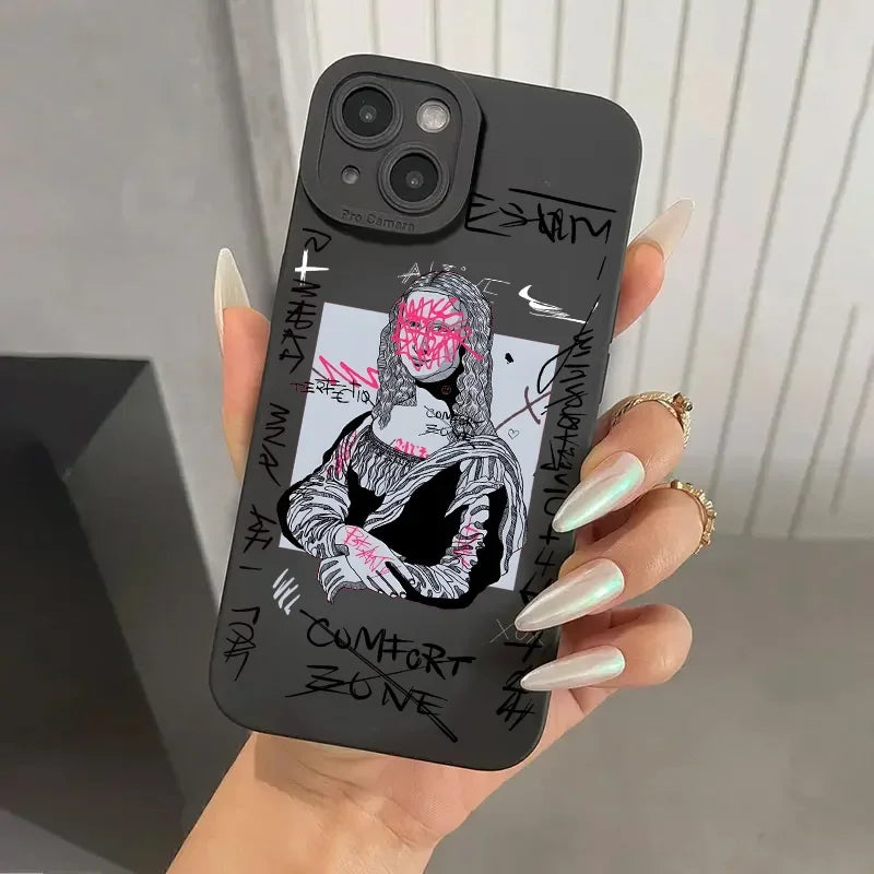 Coque et skin iPhone vandalisés