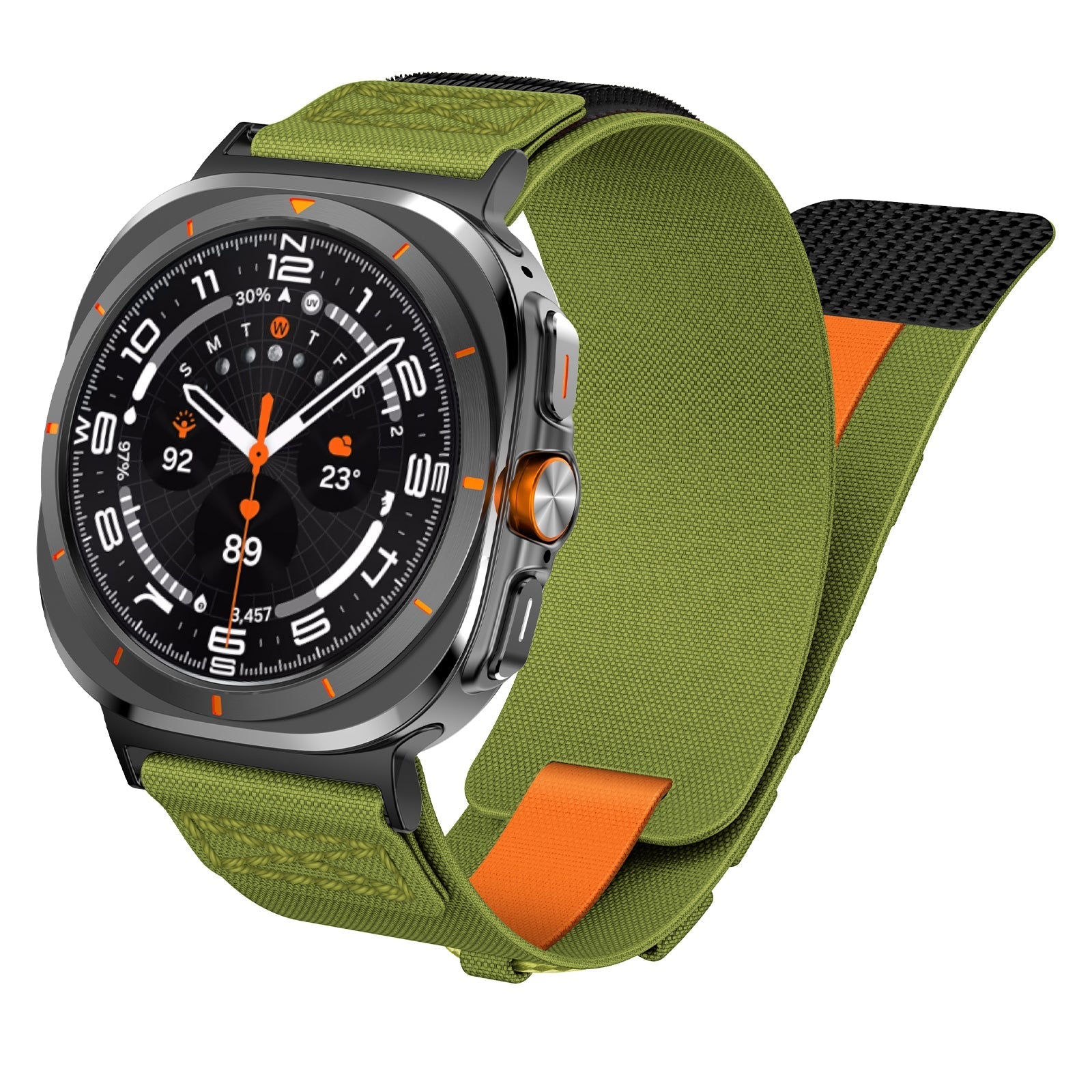 Cinturino per orologio in nylon durevole aggiornato per Samsung Watch Ultra