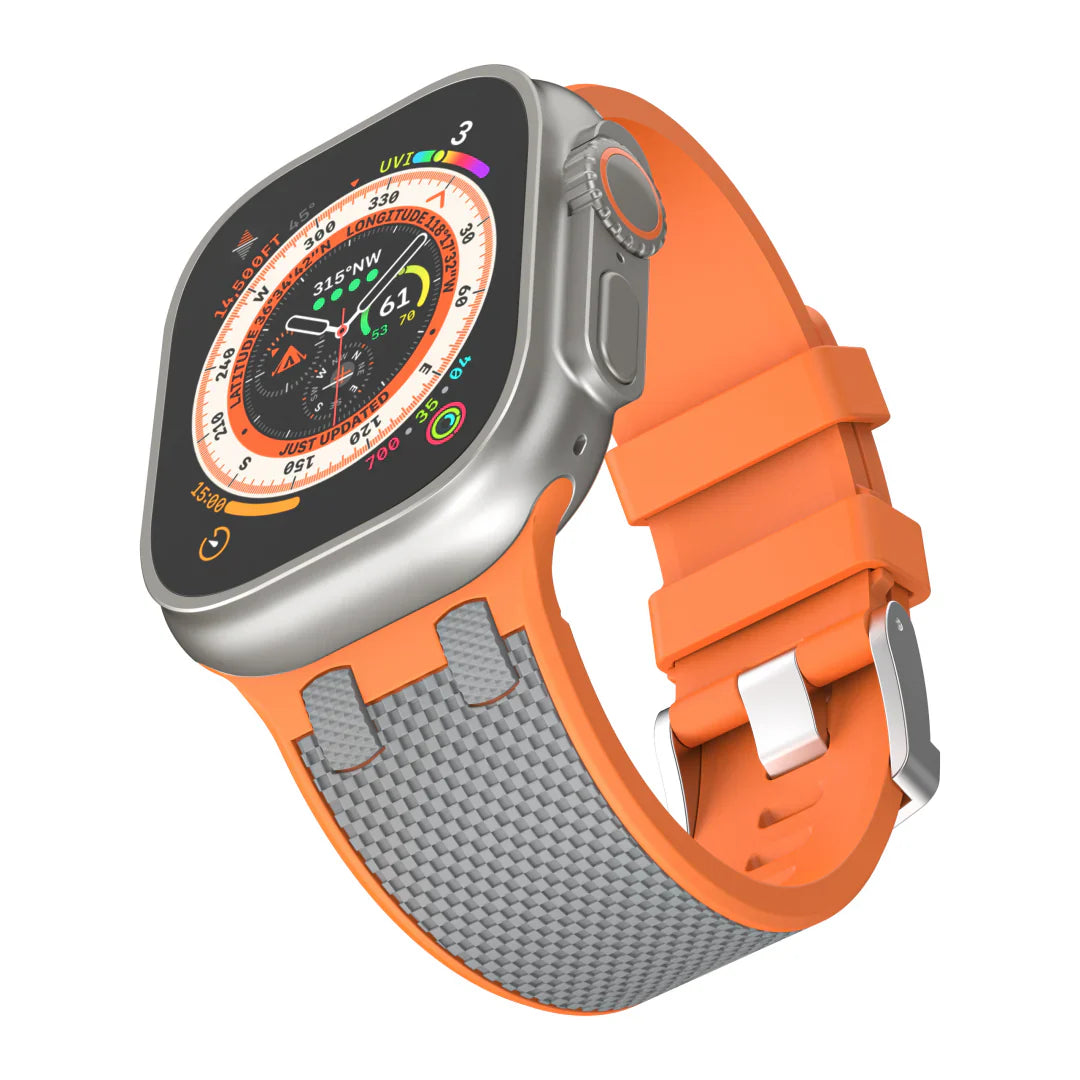 New AP Two-color Silicone Band For Apple Watch