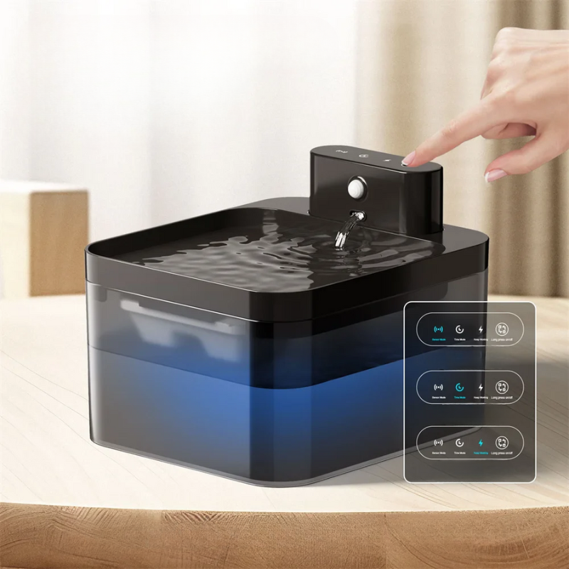 Automatico - Fontana d'acqua wireless per gatti con sensore