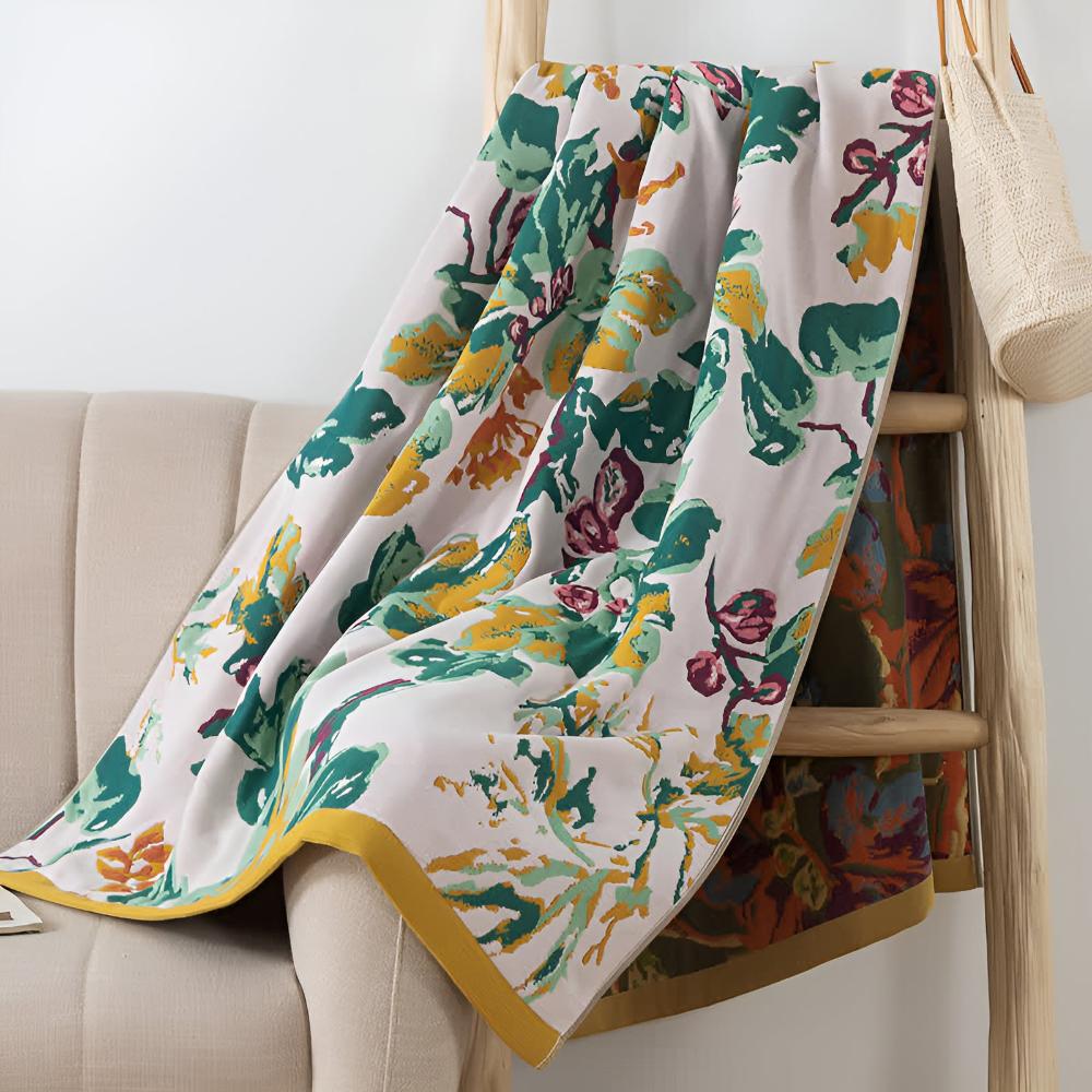 Nature’s Embrace Floral Bath Towel