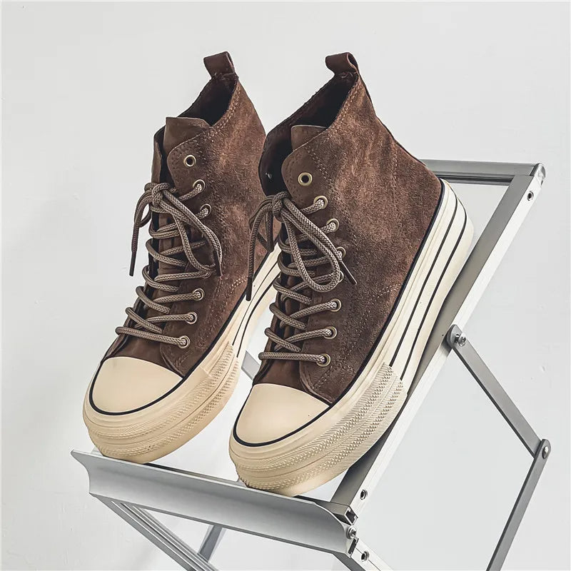 Vanguard Suede Platform High Tops