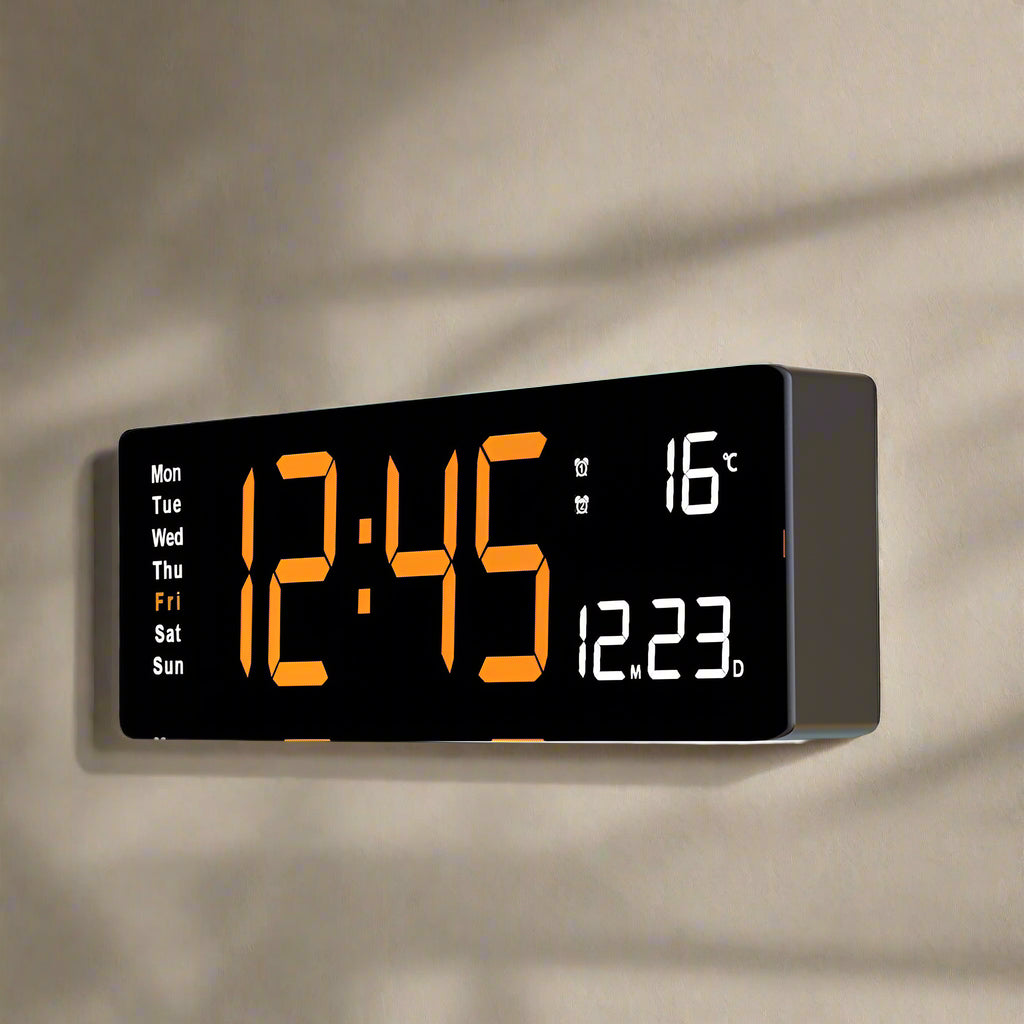 Colorful Acrylic Digital Clock - Bring color to your interior!