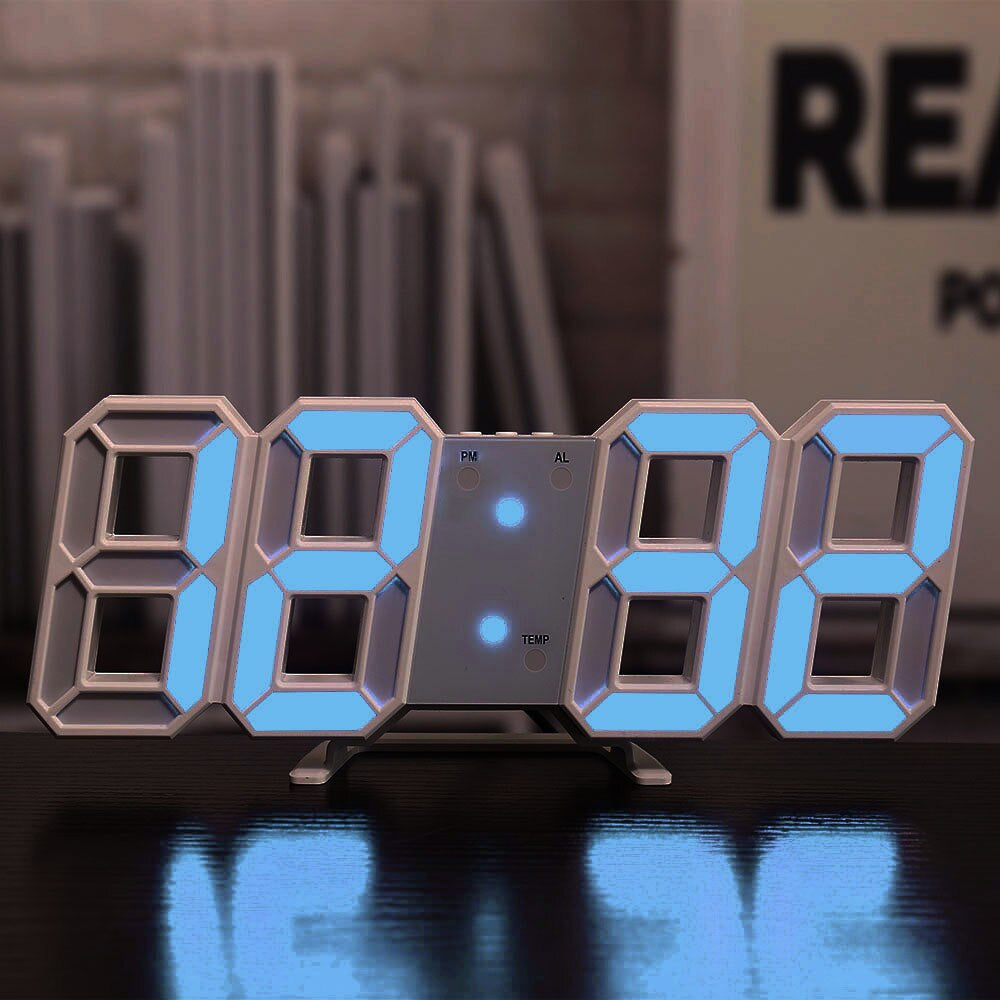 BrightGlow - LED Digital Wall Clock