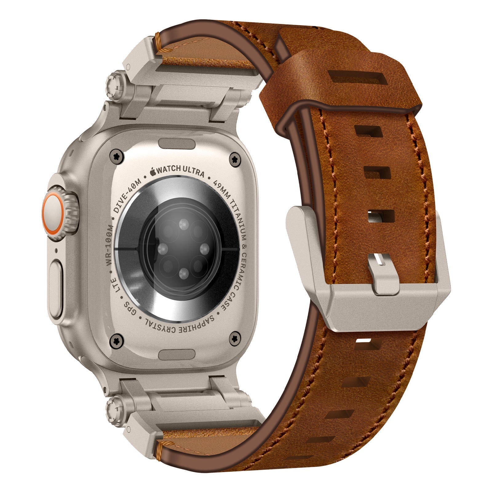 Explorer Crazy Horse lærrem for Apple Watch